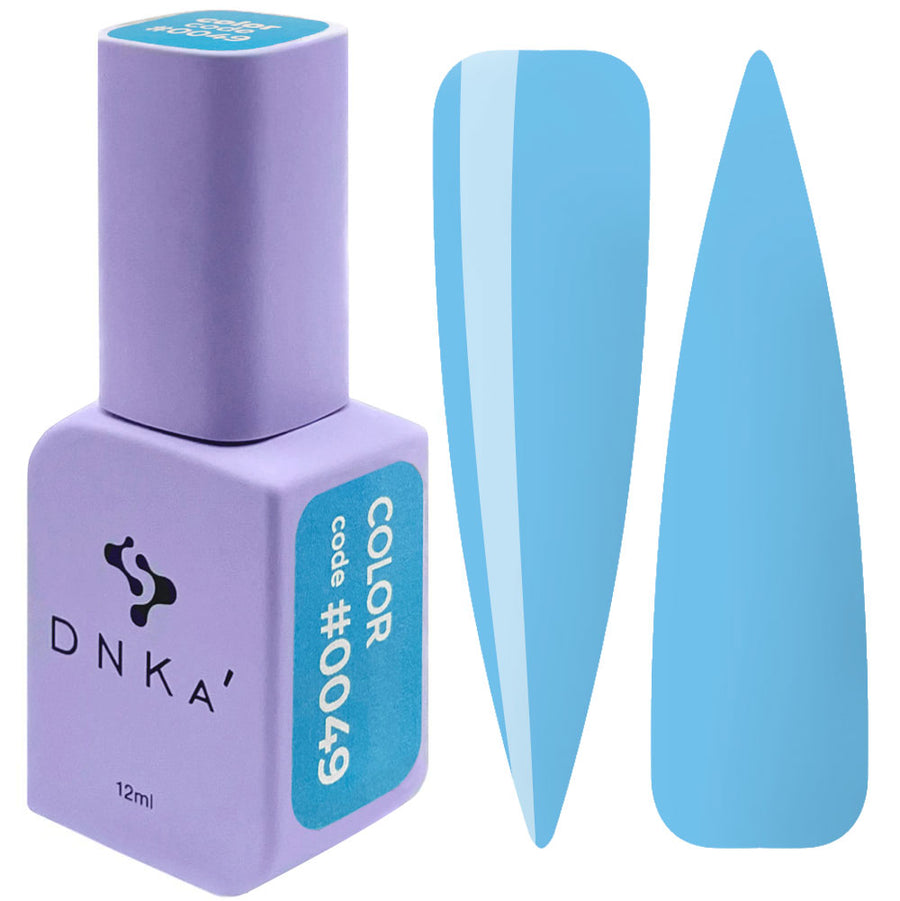Гел лак "DNKa" #0049 12 ml – син нюанс