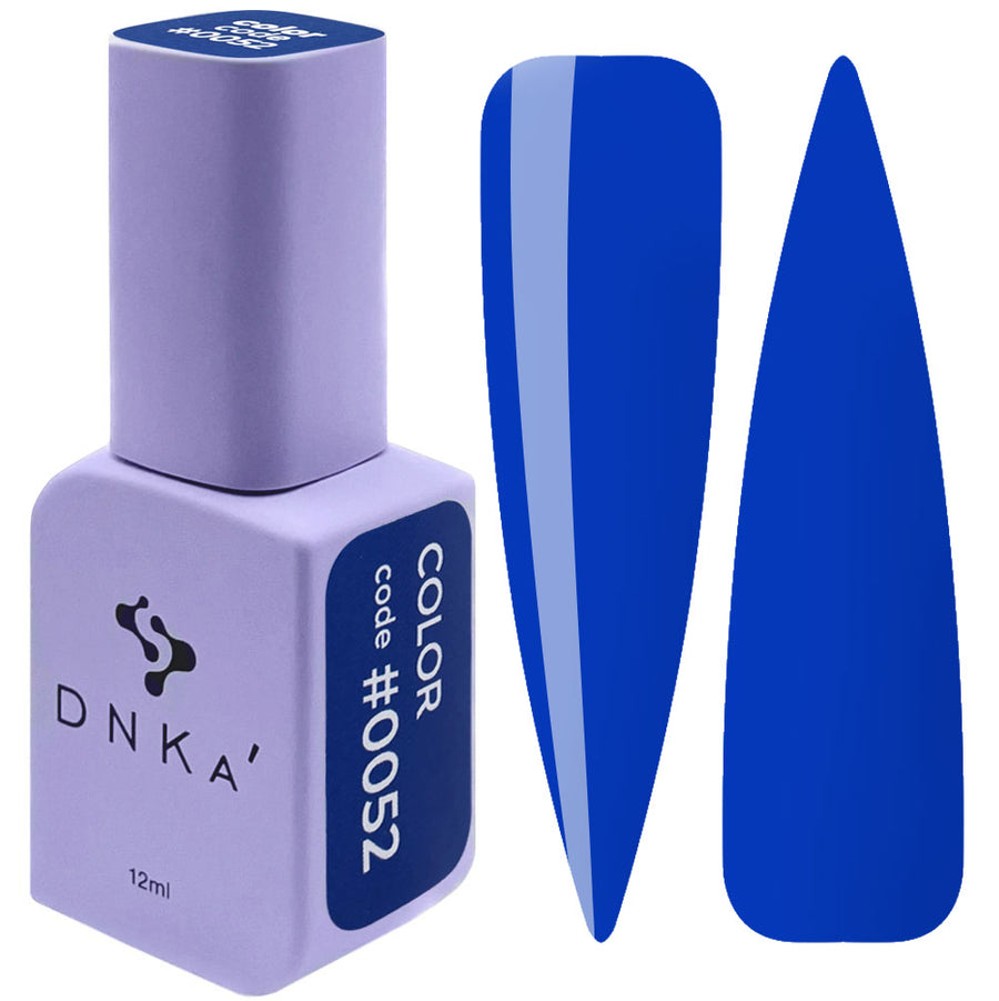 Гел лак "DNKa" #0052 12 ml – син нюанс