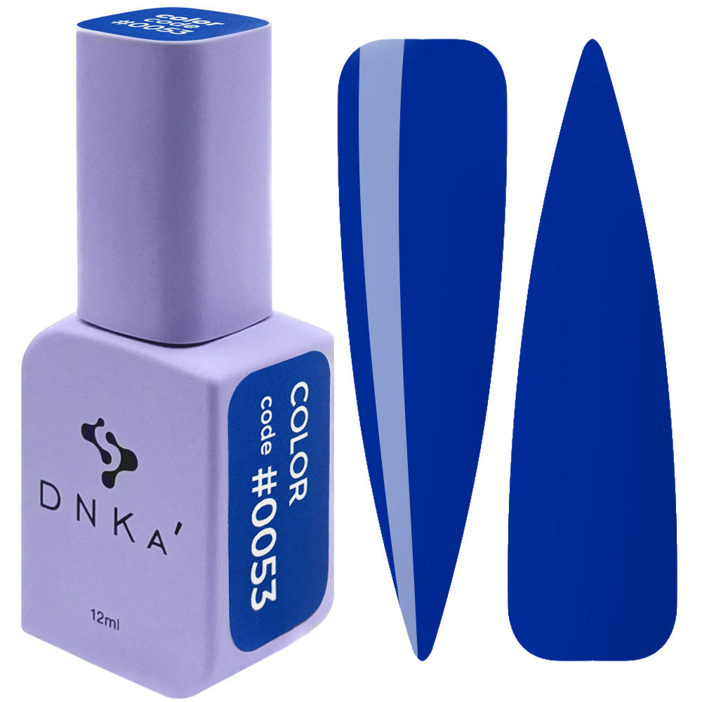 Гел лак "DNKa" #0053 12 ml – син нюанс