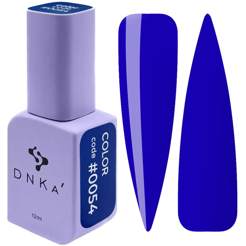 Гел лак "DNKa" #0054 12 ml – син нюанс