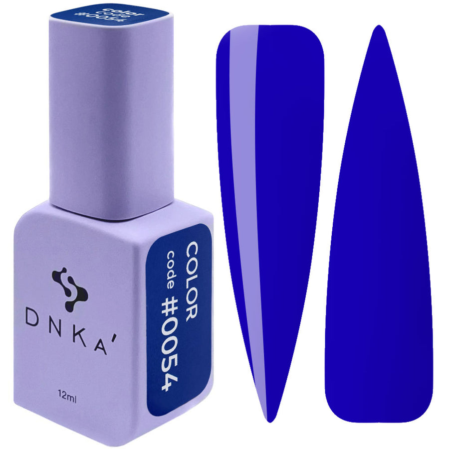 Гел лак "DNKa" #0054 12 ml – син нюанс