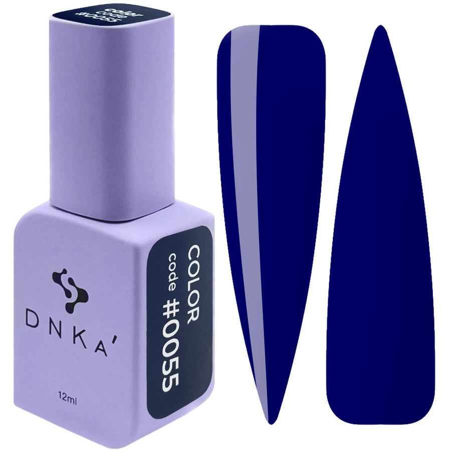 Гел лак "DNKa" #0055 12 ml – син нюанс
