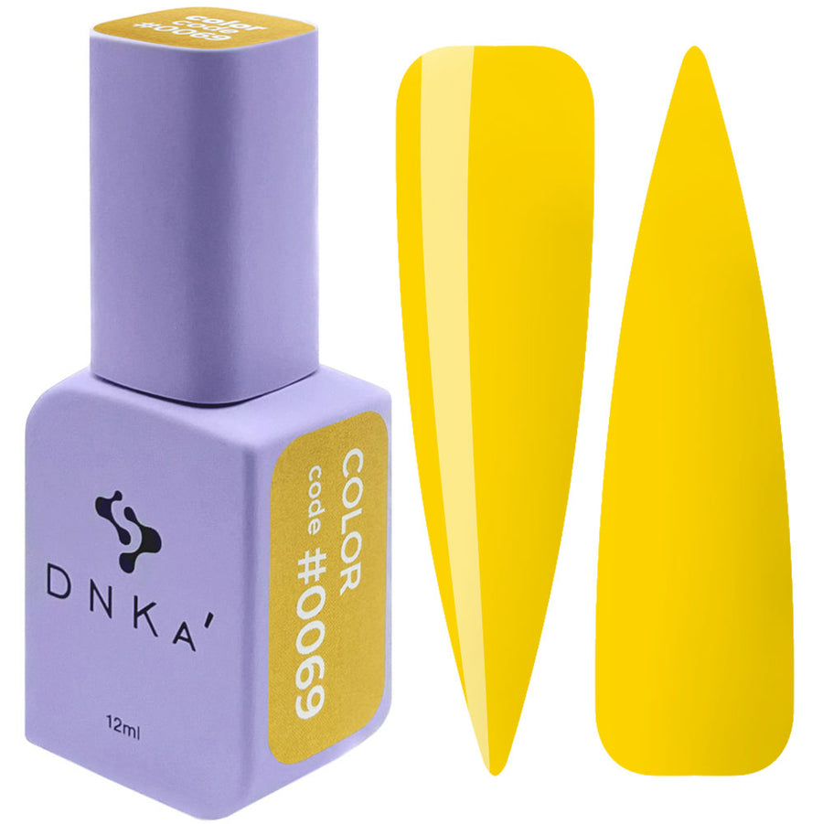 Гел лак "DNKa" #0069 12 ml – жълт нюанс