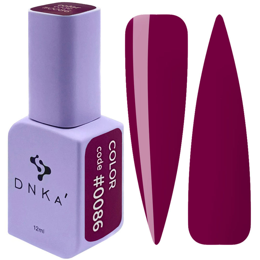 Гел лак "DNKa" #0086 12 ml – виолетов нюанс