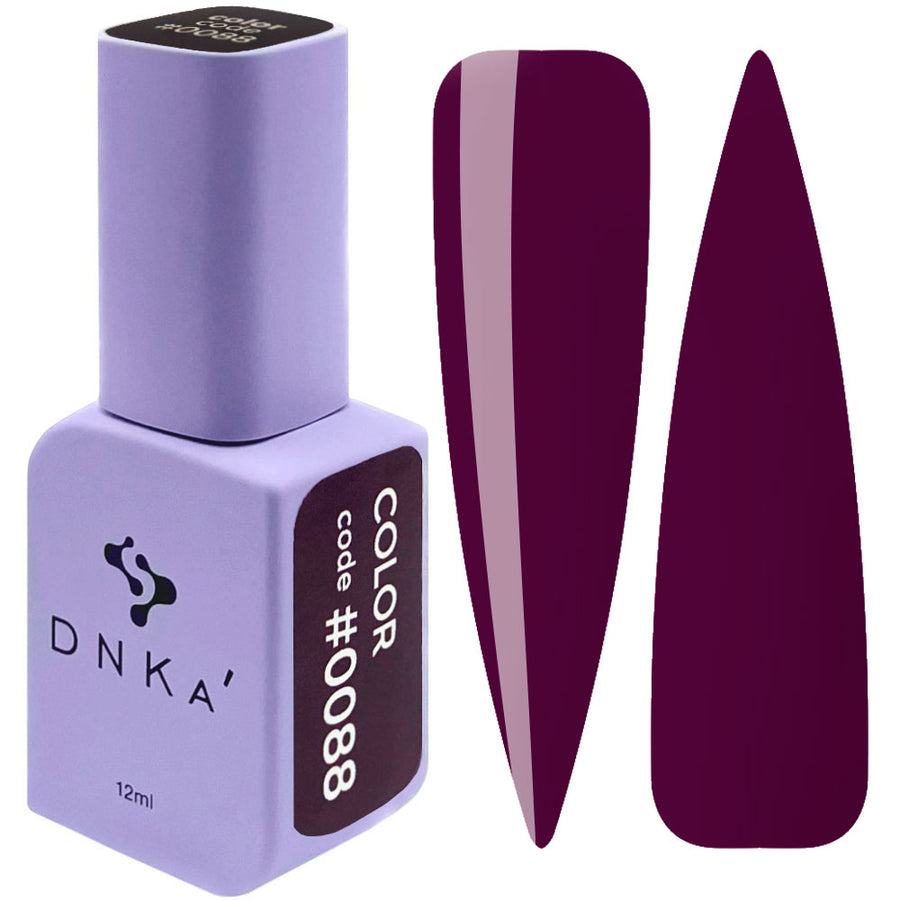 Гел лак "DNKa" #0088 12 ml – виолетов нюанс