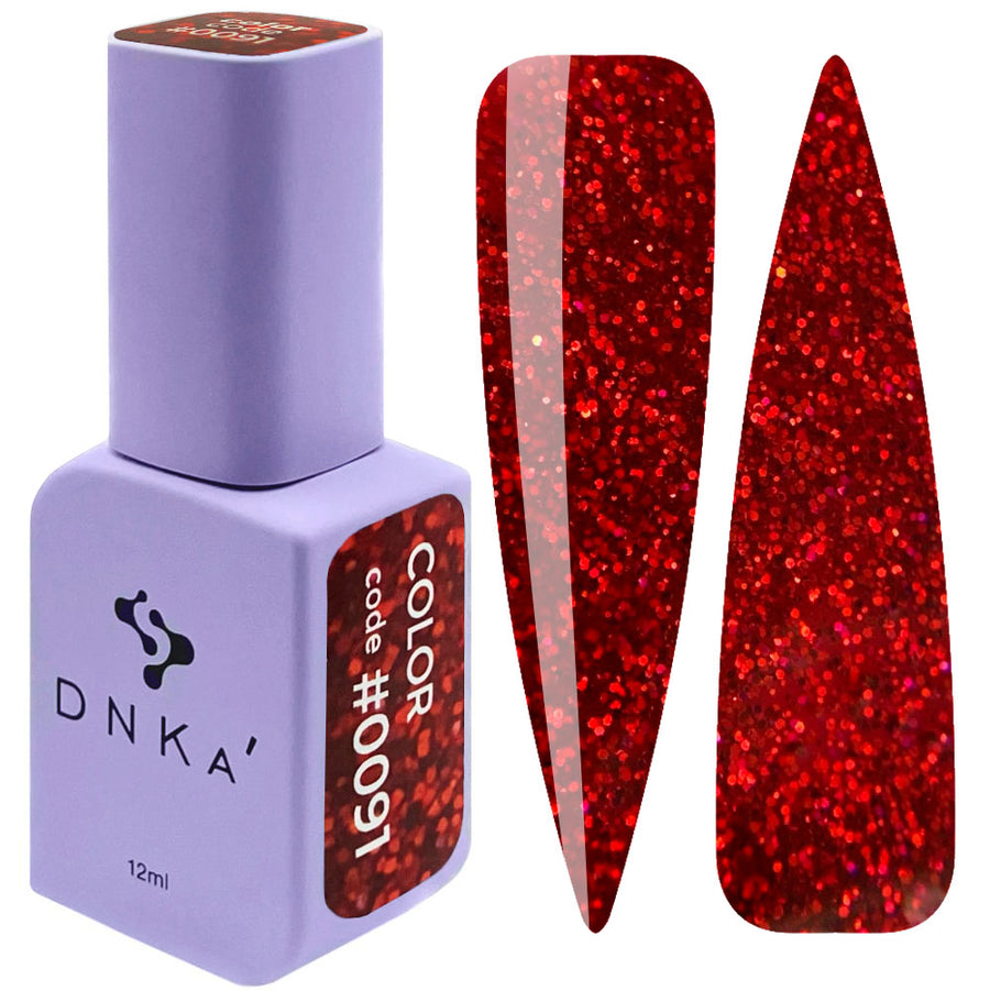 Гел лак NEW FORMULA "DNKa" #0091 12 ml – с блясък