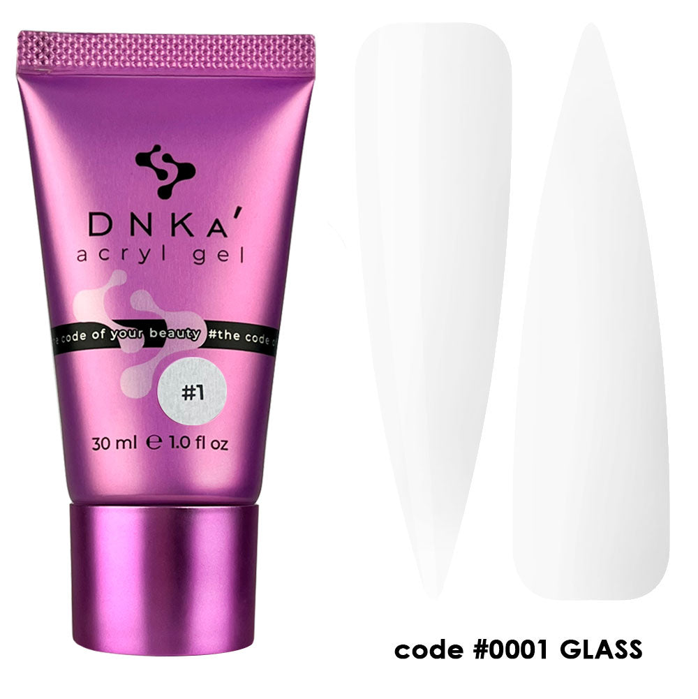 Акригел "DNKa" #0001 Glass 30 ml – от категория Гелове за изграждане