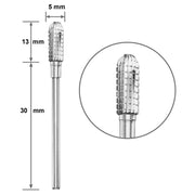 Duotti Carbide Tip — Rounded Cylinder — ⌀ 5 mm