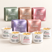 Комплект от 5 масажни свещи ELLEXA – SWEETY, FLORAL WHISPER, PURE PROTECTION, COZY GINGER HUG и FEMININE ESCAPE