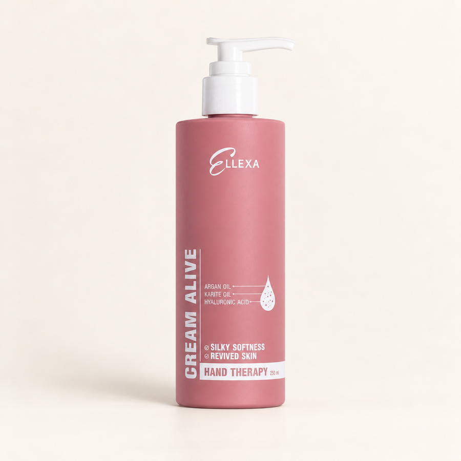 Крем за ръце ELLEXA Alive 250 ml – арганово масло, масло от ший и хиалуронова киселина