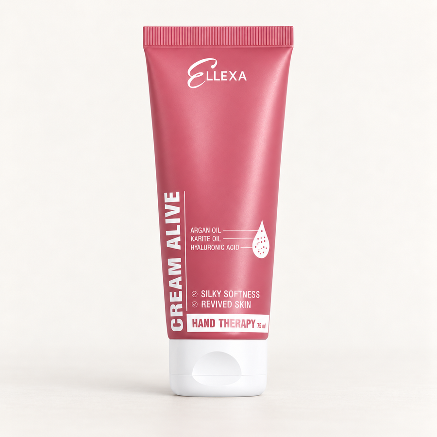 Крем за ръце ELLEXA Alive 75 ml – арганово масло, масло от ший и хиалуронова киселина