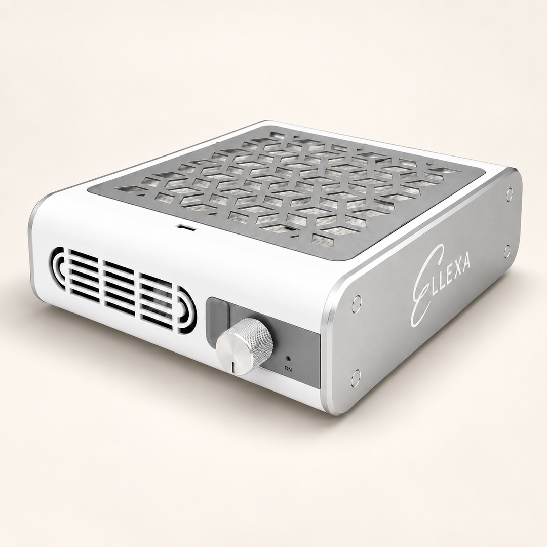 Професионален прахоуловител ELLEXA 65W с метална решетка за маникюр