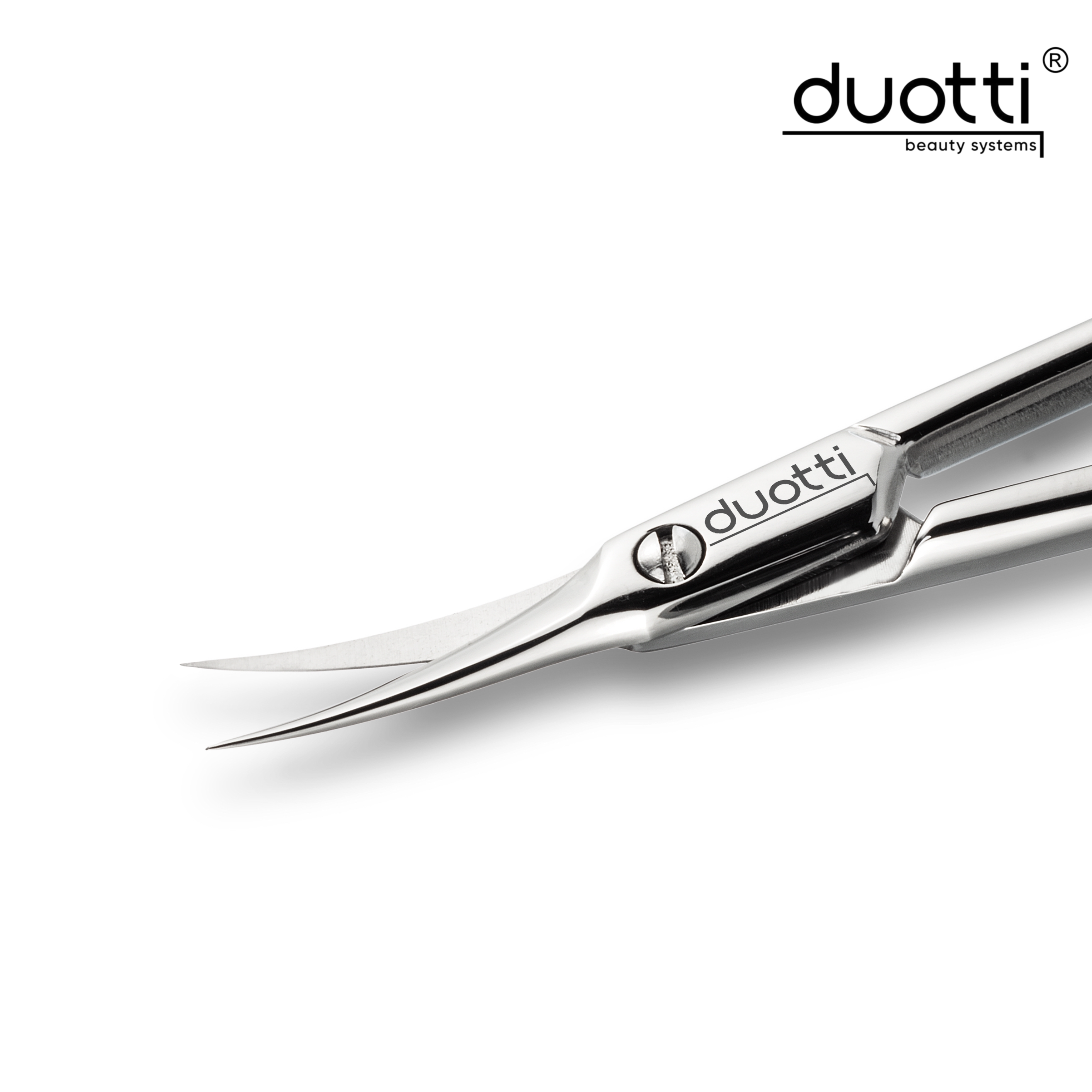 Професионална ножица за кожички Duotti  ULTRA 01S, огледално полирана, L-90 mm, остриета 17 mm