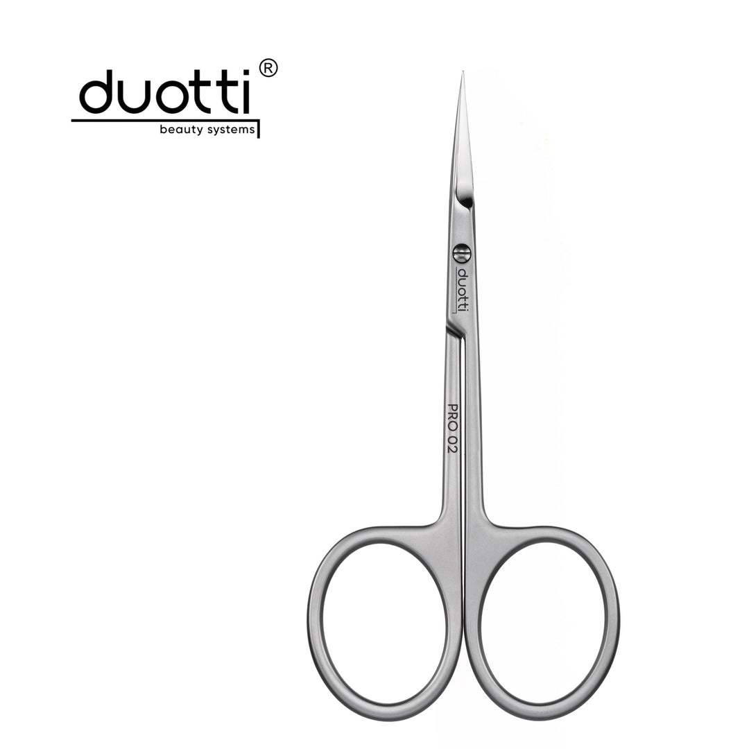 Професионална ножица за кожички Duotti PRO 02, матирана, L-99 mm, остриета 22 mm – допълнителна снимка 7