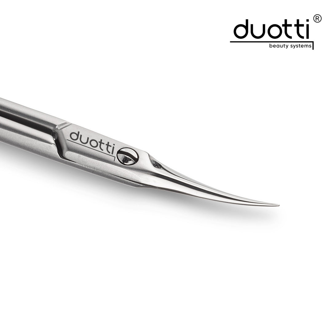 Професионална ножица за кожички Duotti за левичари PRO LH, матирана, L-90 mm, остриета 17 mm – от категория Инструменти за левичари