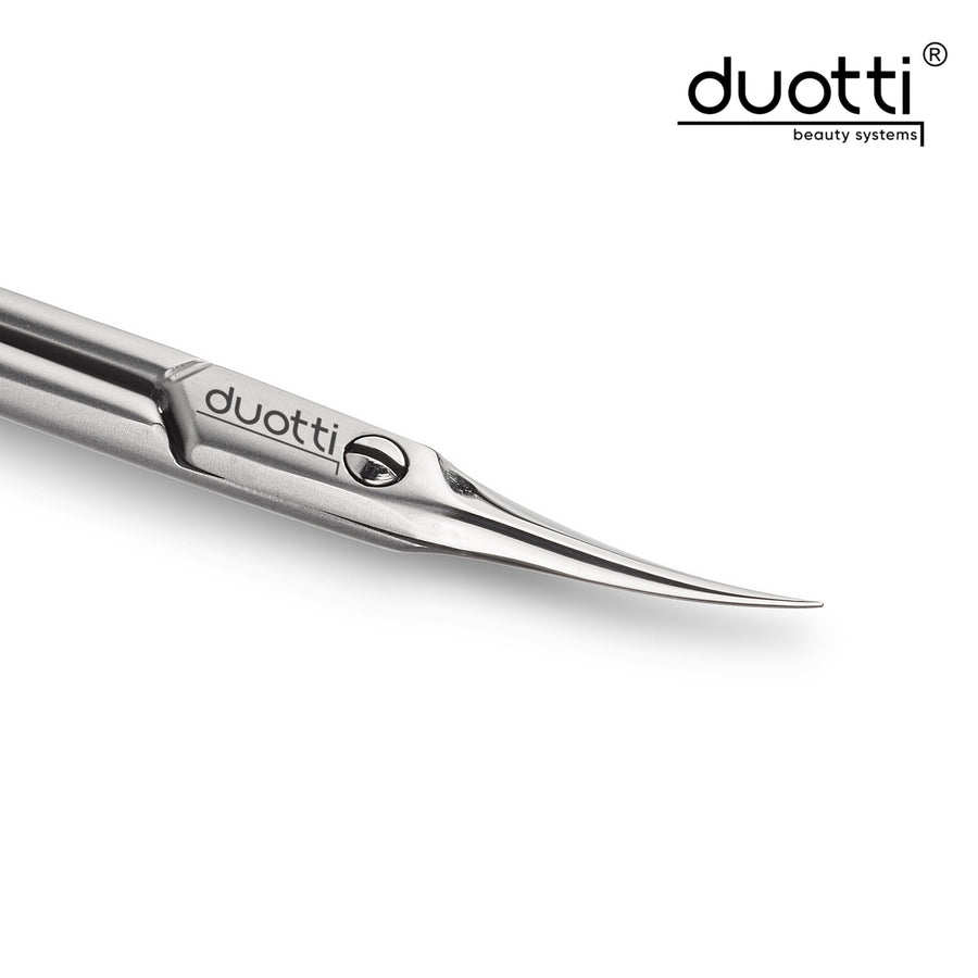 Професионална ножица за кожички Duotti за левичари PRO LH, матирана, L-90 mm, остриета 17 mm – от категория Инструменти за левичари