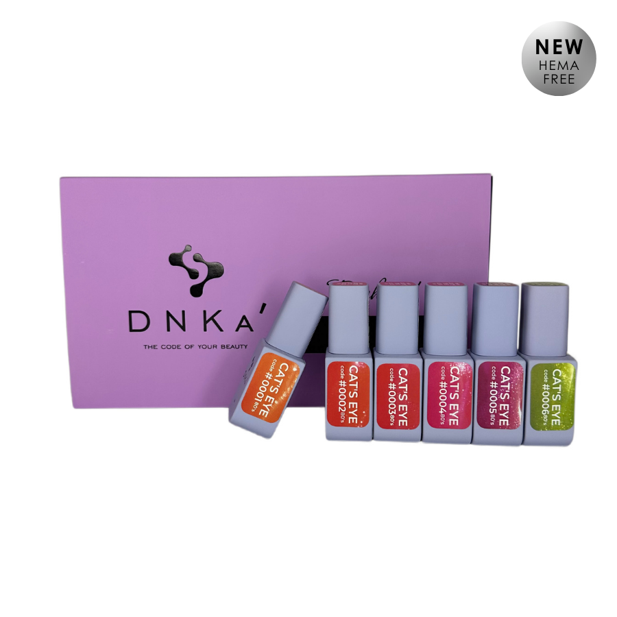 Колекция Cat`s eye 80` DNKa` #0001-#0006, 5бр. гел лак + 1бр. ПОДАРЪК