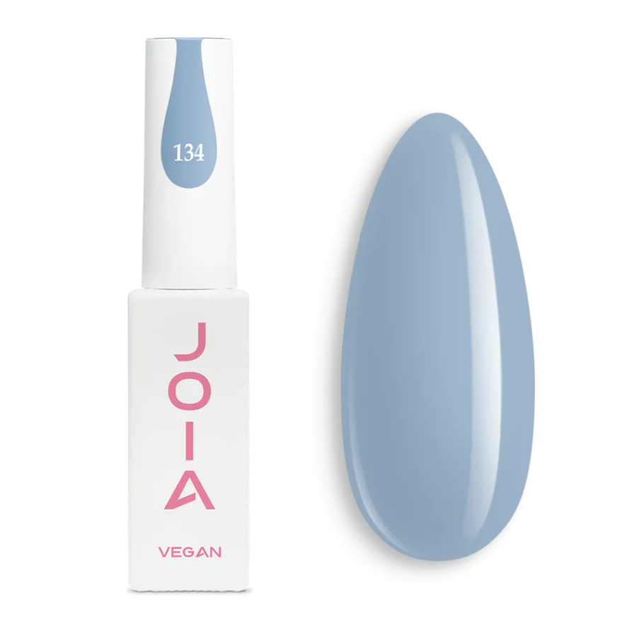 Гел лак 134 JOIA vegan, 6 ml – в сиво и синьо