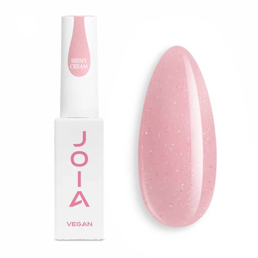 Цветна каучукова основа BB cream Shiny cream JOIA vegan, 8 ml – розов нюанс