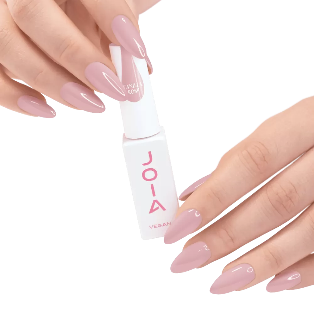 Цветна каучукова основа BB cream Vanilla Rose JOIA vegan, 8 ml – за нанасяне на гел лак
