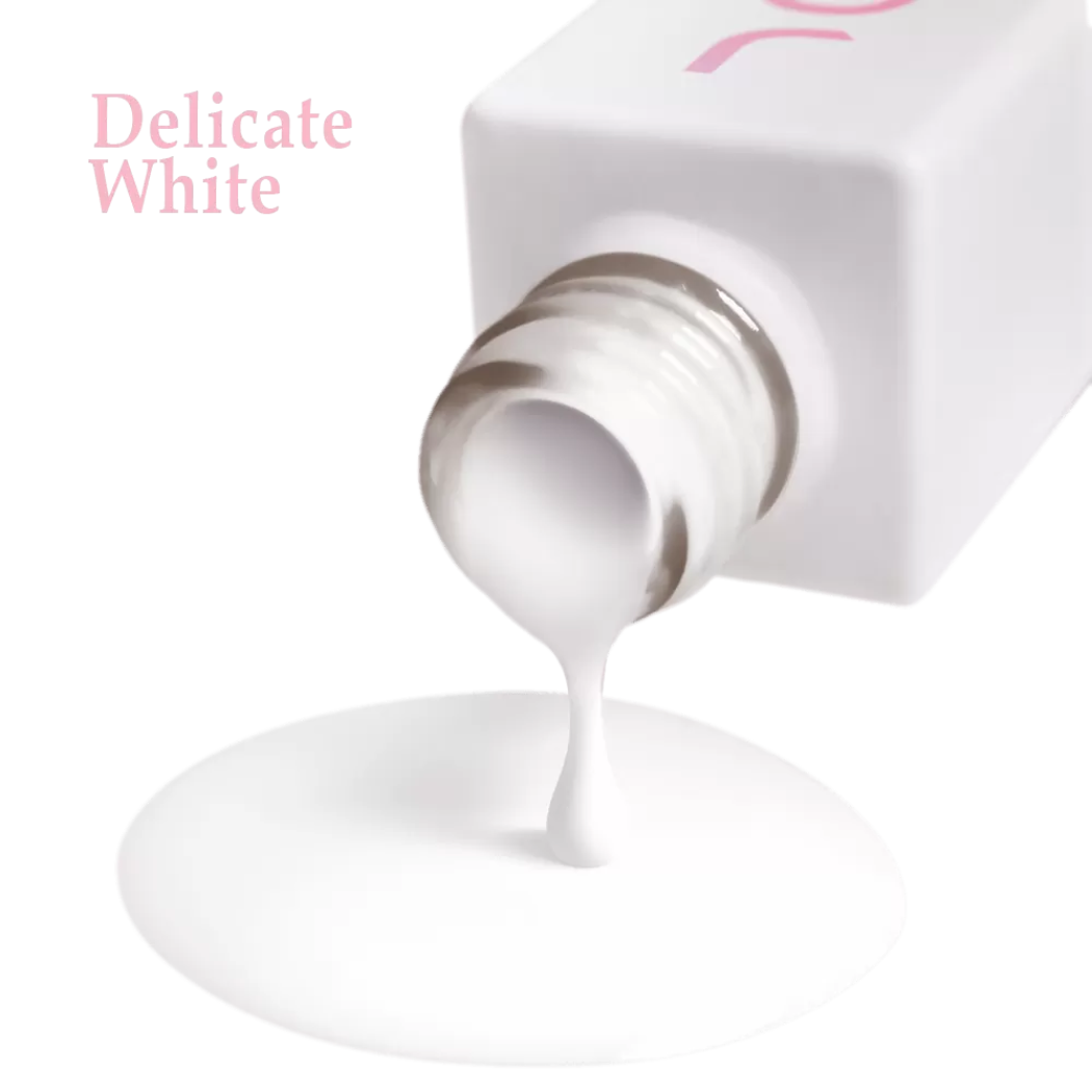 Течен гел JOIA vegan, Delicate White, 8 ml – от категория Гелове за изграждане