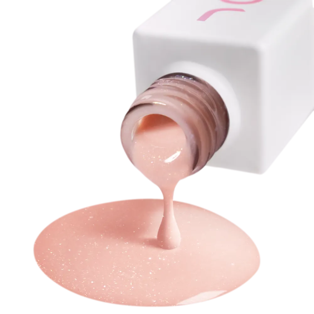 Течен гел JOIA vegan, Apricot Gleam, 8 ml – за изграждане и укрепване