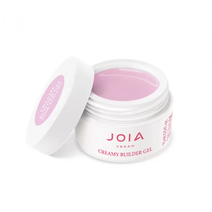 Гел за изграждане Creamy JOIA vegan, Pink Yogurt, 15 ml – розов нюанс