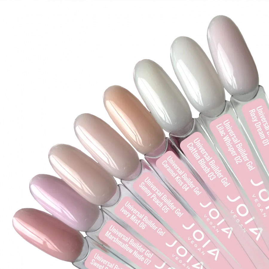 Гел за изграждане Universal JOIA vegan, Rosy Dream 01, 15 ml – опаковка 15 ml