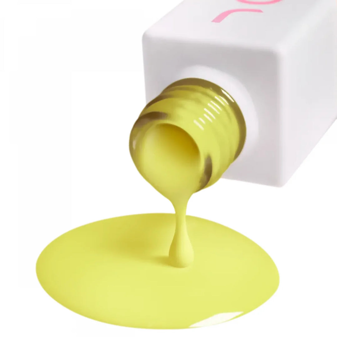Цветна каучукова основа BB cream NEON Fresh lemon JOIA vegan, 8 ml – жълт нюанс