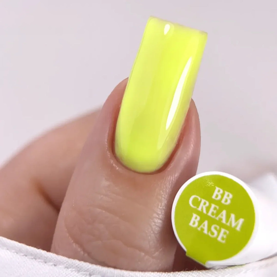 Цветна каучукова основа BB cream NEON Fresh lemon JOIA vegan, 8 ml – опаковка 8 ml