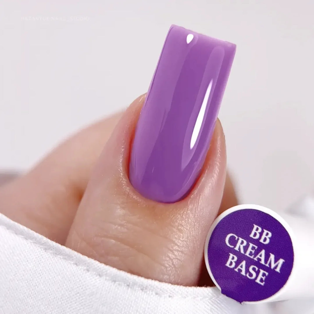 Цветна каучукова основа BB cream NEON Dark iris JOIA vegan, 8 ml – за нанасяне на гел лак