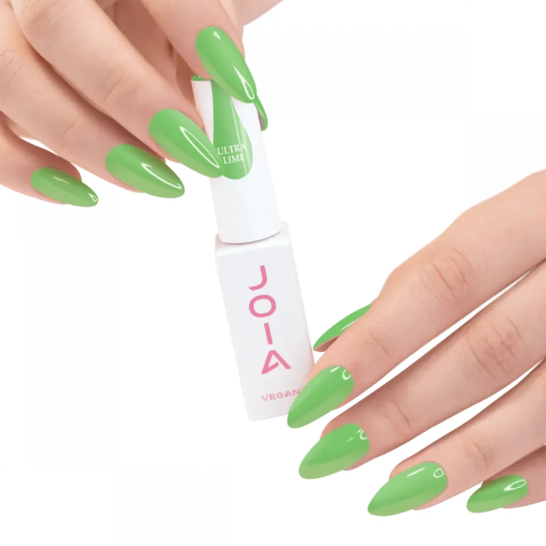 Цветна каучукова основа BB cream NEON Ultra lime JOIA vegan, 8 ml – за нанасяне на гел лак