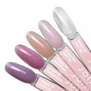 Гел за изграждане с горни форми и 3D дизайни JOIA vegan, Purple Love, 15 ml