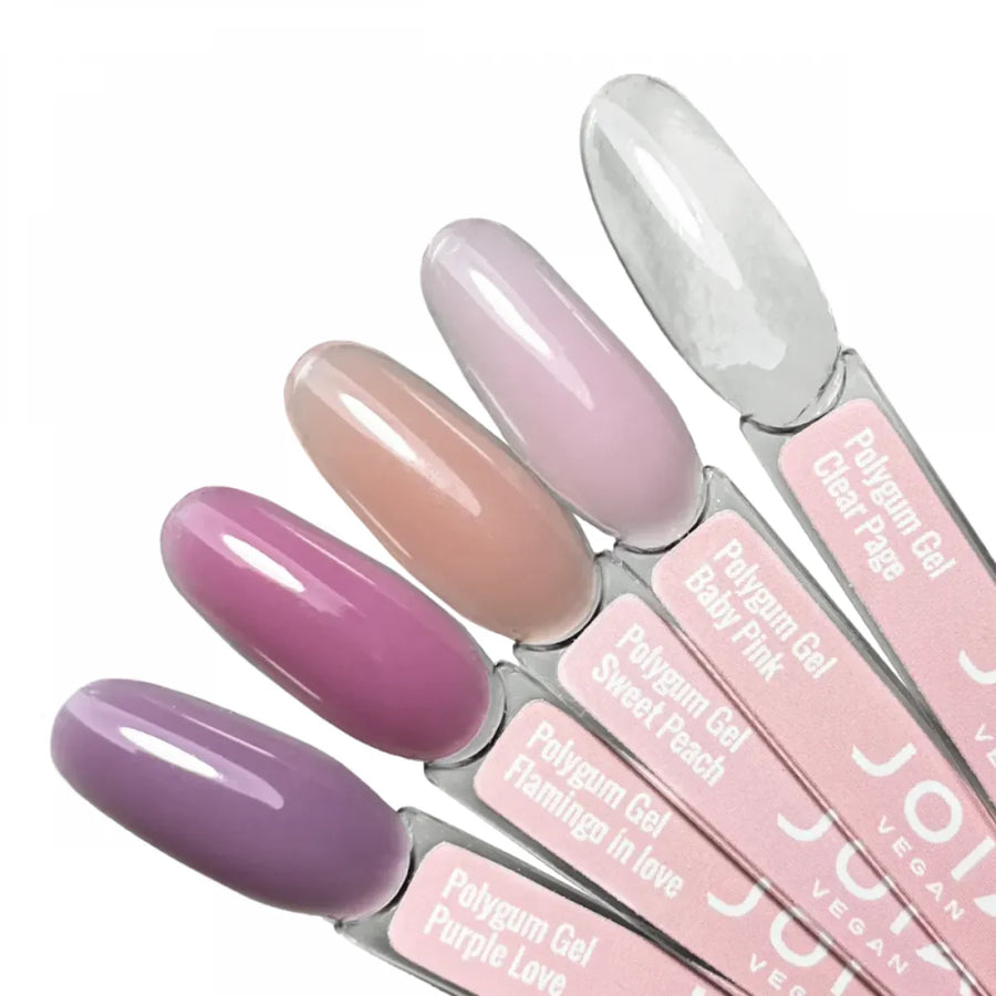 Гел за изграждане с горни форми и 3D дизайни JOIA vegan, Sweet Peach, 15 ml – розов нюанс