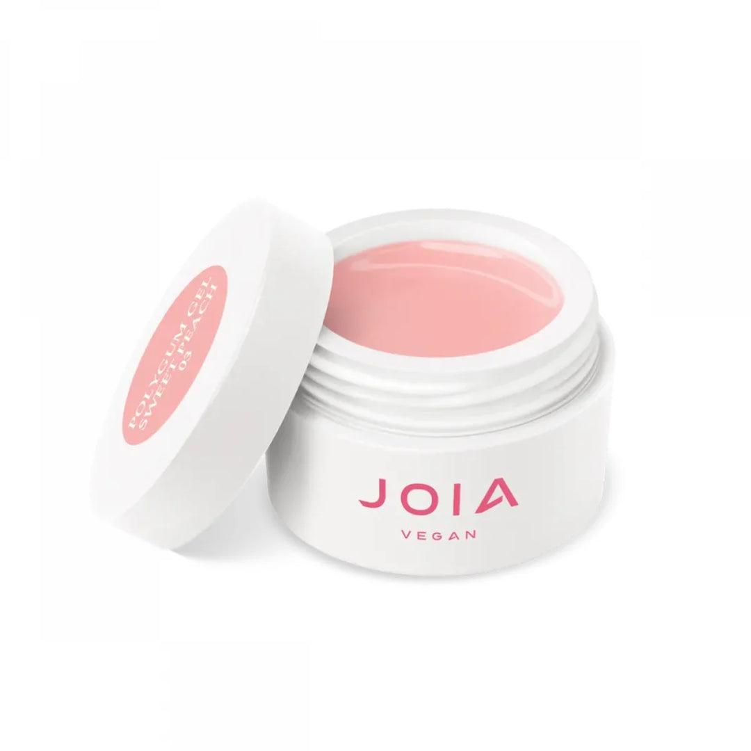 Гел за изграждане с горни форми и 3D дизайни JOIA vegan, Sweet Peach, 15 ml – продукт на JOIA vegan