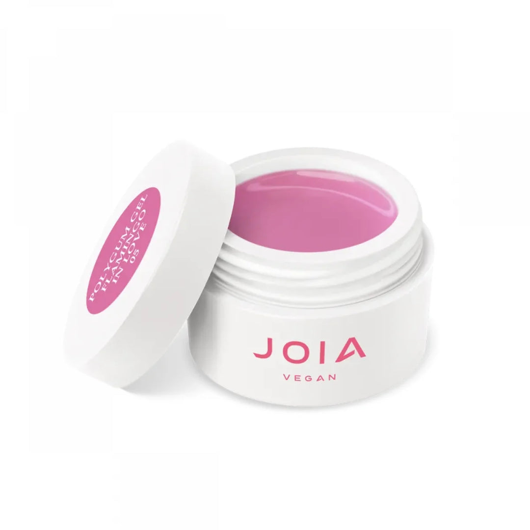 Гел за изграждане с горни форми и 3D дизайни JOIA vegan, Flamingo in Love, 15 ml – продукт на JOIA vegan