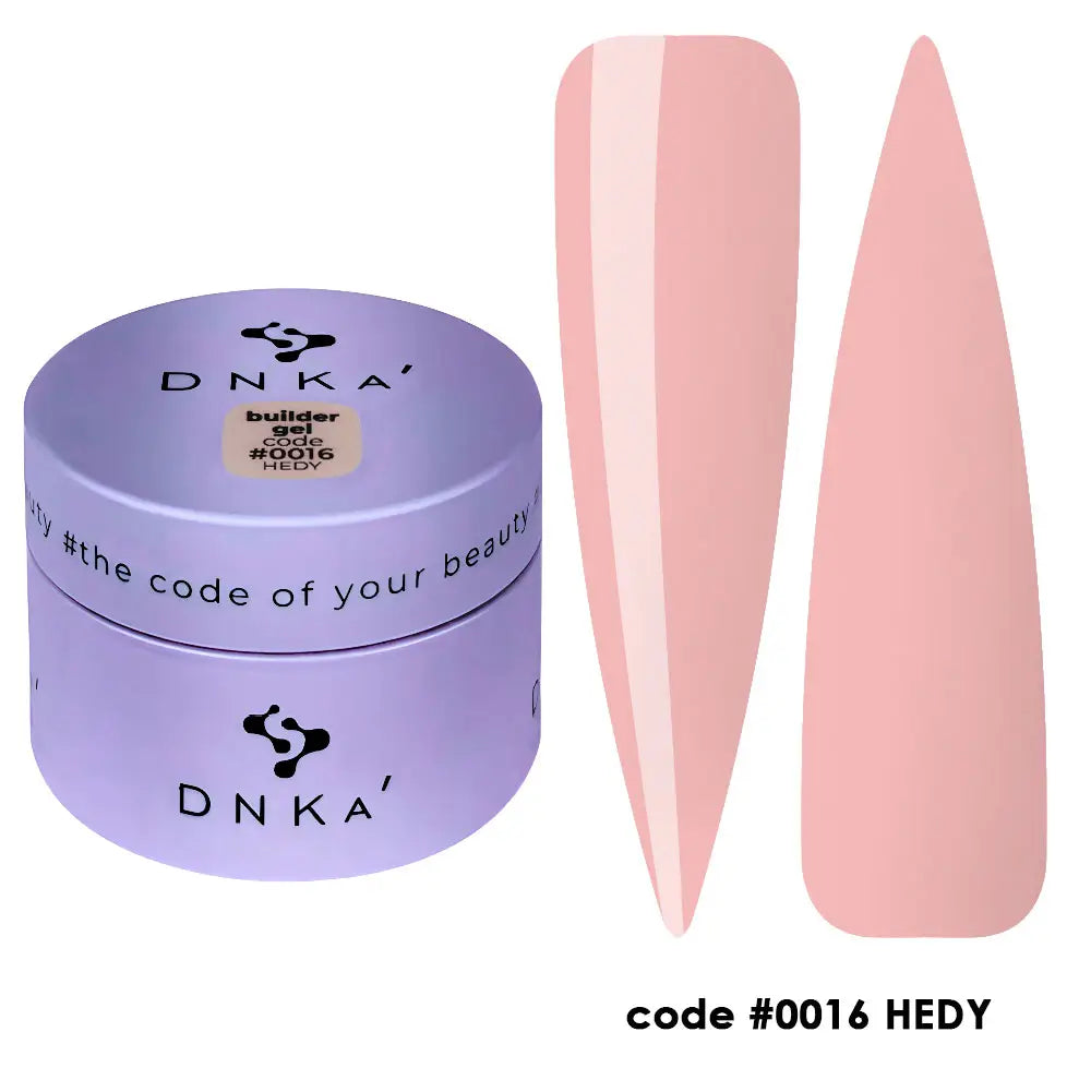 Гел за изграждане "DNKa" #0016 Hedy 30 ml – телесен нюанс