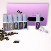 Coffee Collection: 5 DNKa` gel polishes + 1 FREE GIFT