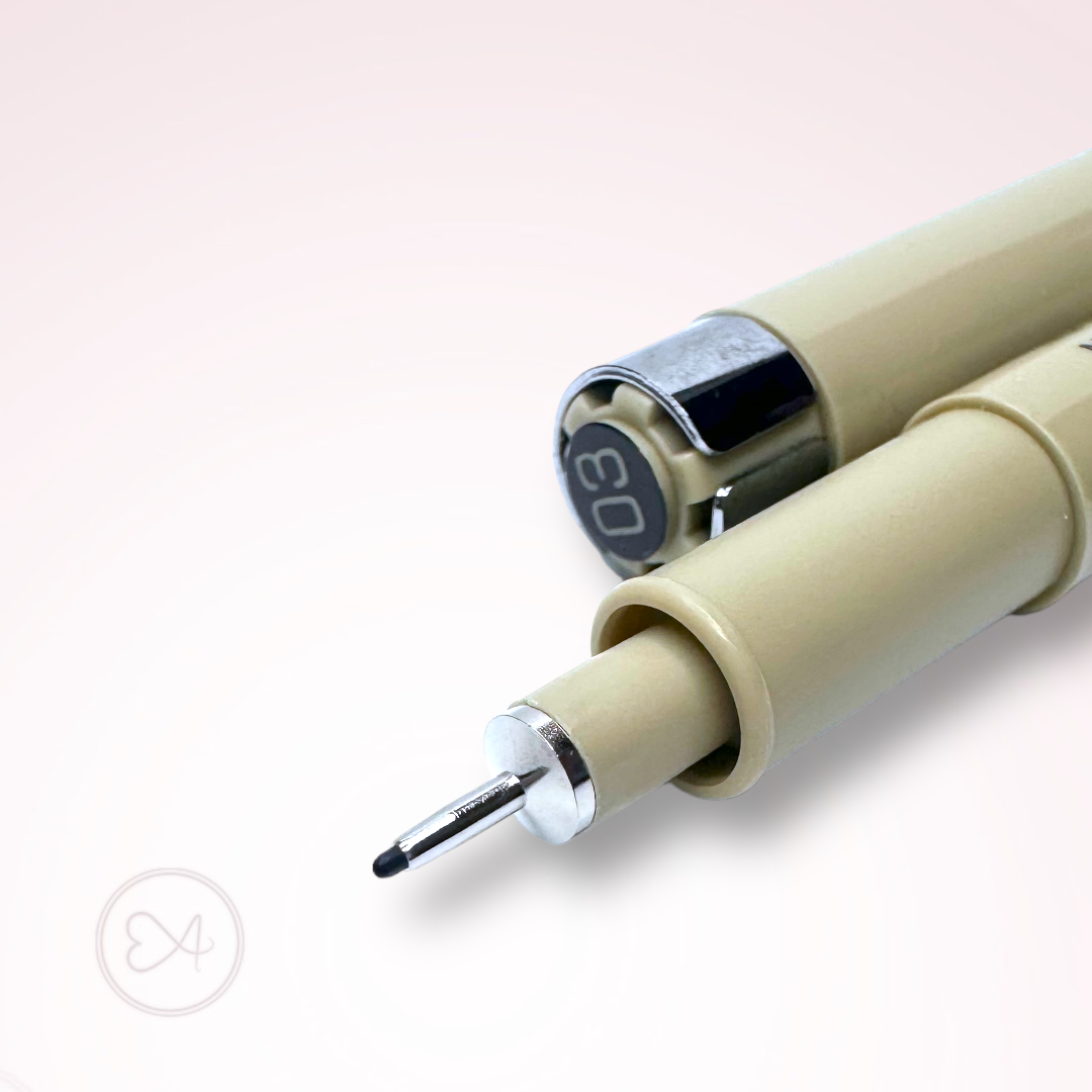 Черен Тънкописец Micron 03