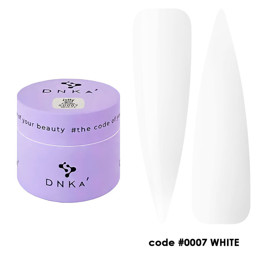 Гел желе "DNKa" #0007 White 15 ml