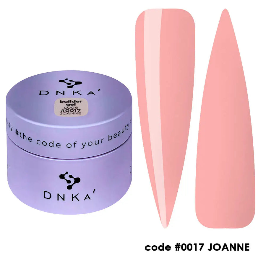 Гел за изграждане NEW FORMULA "DNKa" #0017 Joanne 30 ml – прасковен нюанс