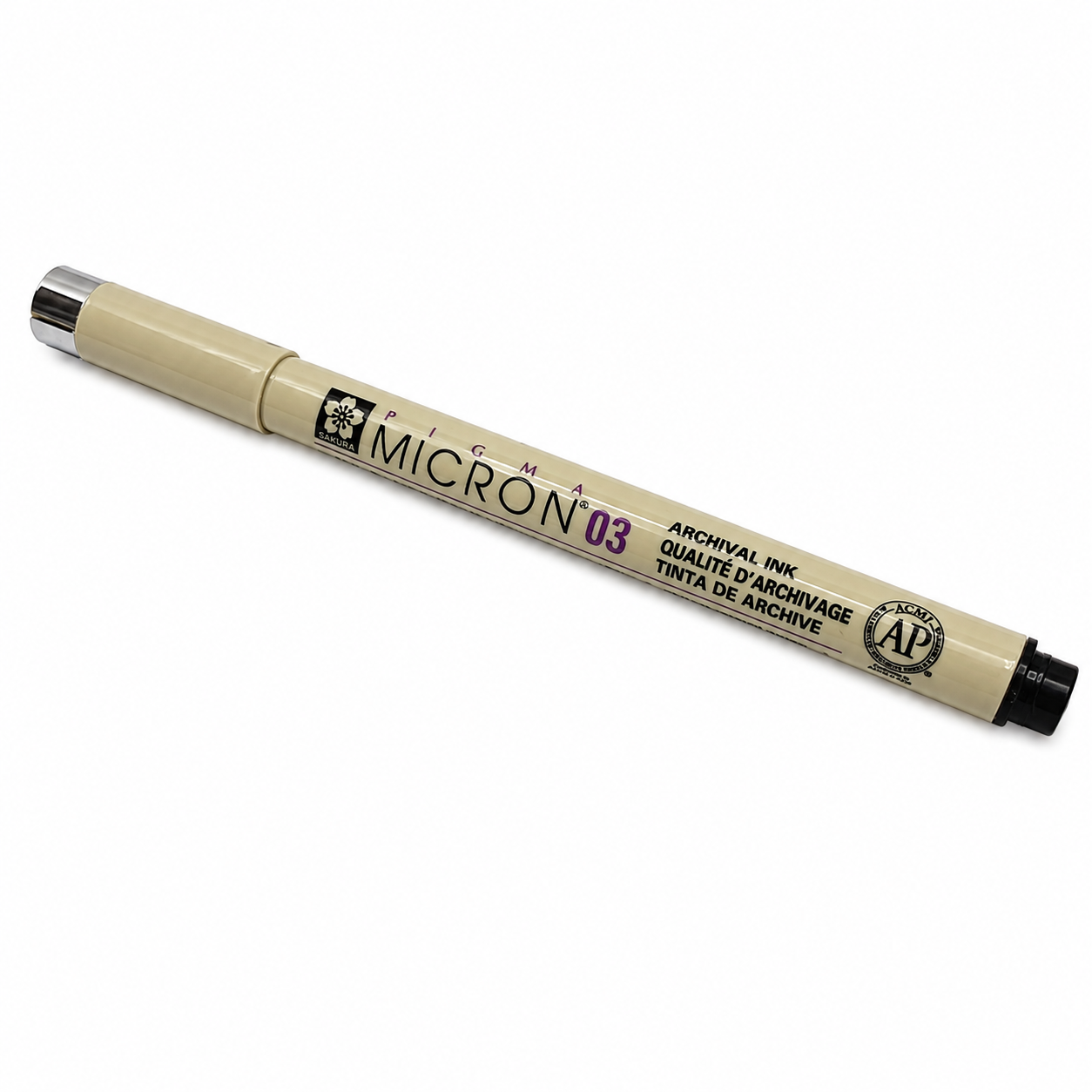 Черен Тънкописец Micron 03