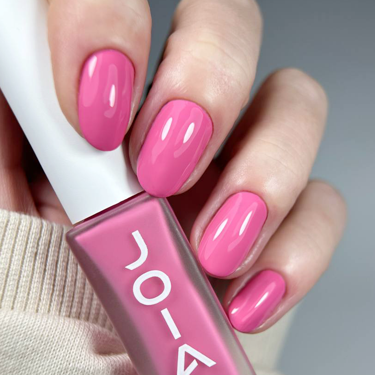 Подхранващ лак за нокти 4 в 1 JOIA vegan, 06 Pink voltage, 8ml