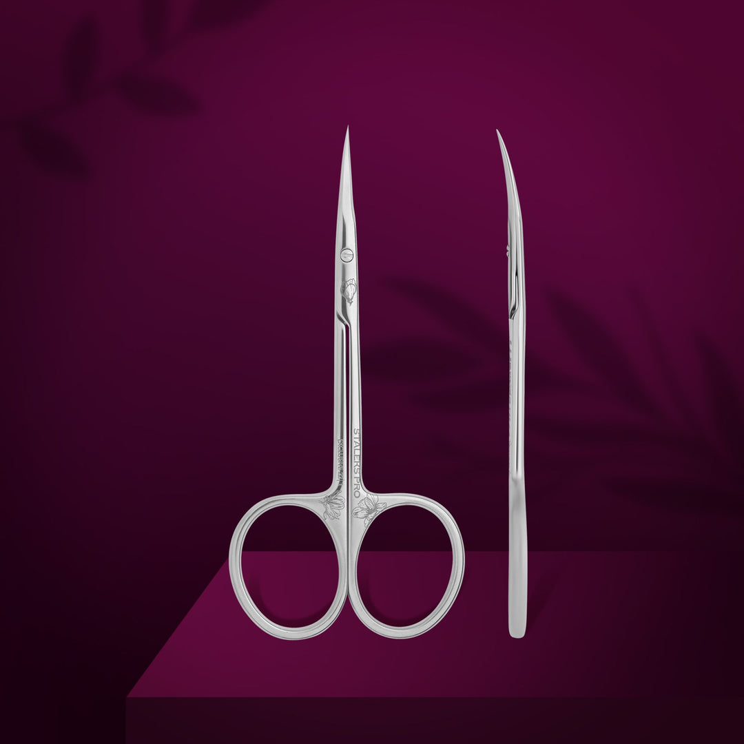 Ножица за кожички Staleks Pro Exclusive 22-1 Magnolia – ножици от Staleks