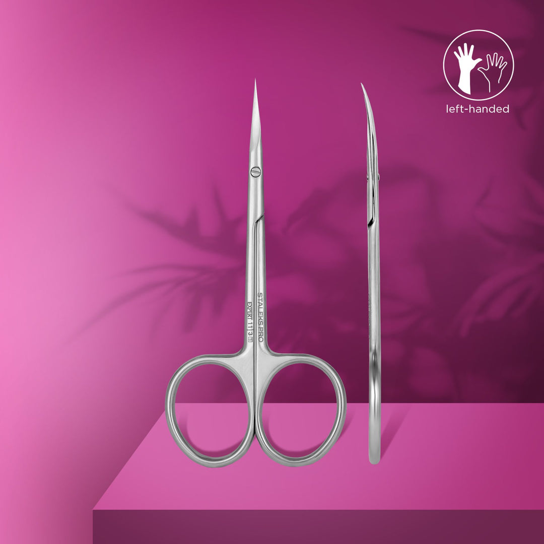 Ножичка за кожички Staleks Pro Expert 11/3 за левичари – ножици от Staleks