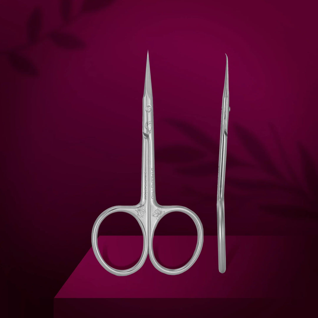 Ножица за кожички Staleks Pro Exclusive 21-2 Magnolia – ножици от Staleks