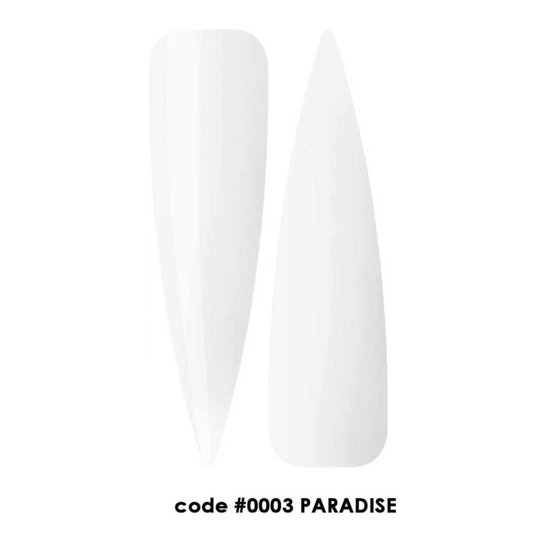 Акригел "DNKa" #0003 Paradise 30 ml – бял нюанс