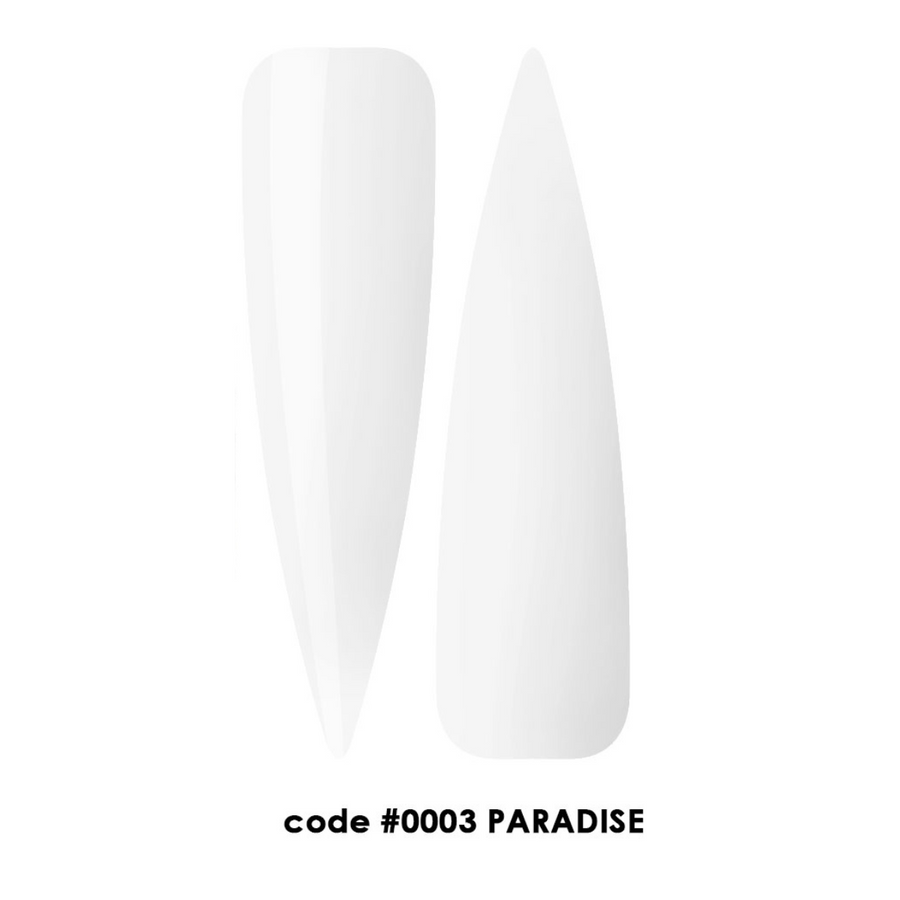 Акригел "DNKa" #0003 Paradise 30 ml – бял нюанс