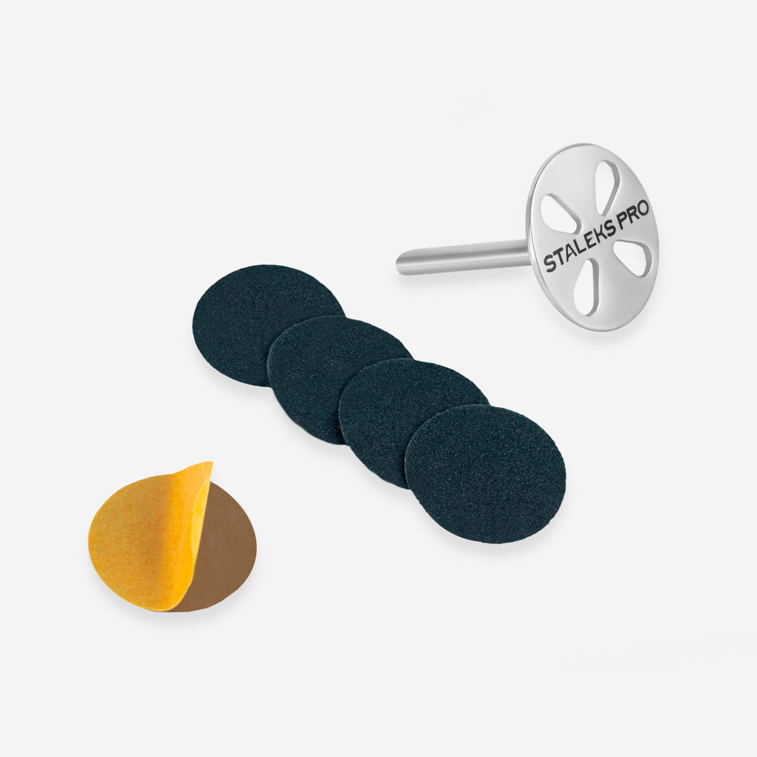 Диск за педикюр Staleks PODODISC EXPERT M със сменяема пила 180 grit 5 бр. (20мм) – от категория Инструменти за маникюр