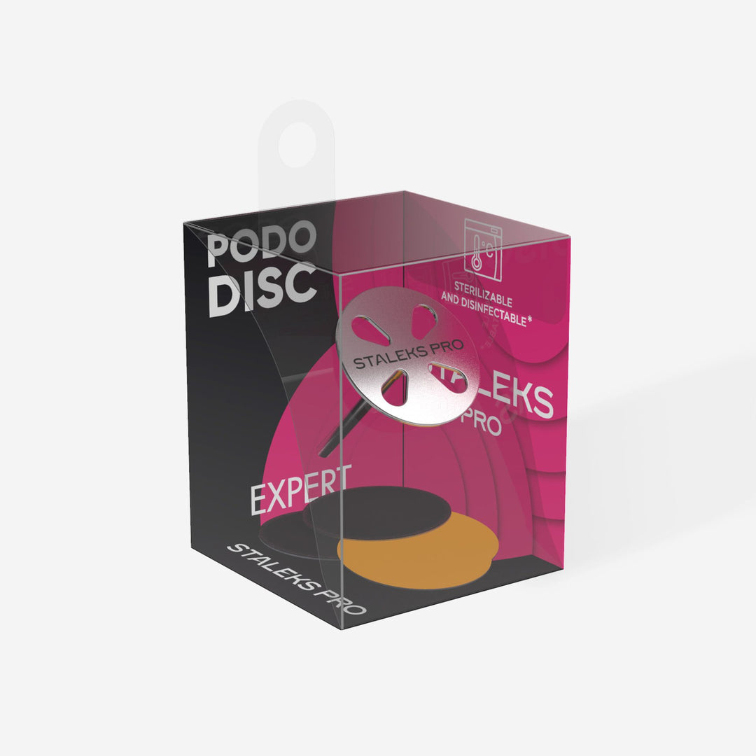 Диск за педикюр Staleks PODODISC EXPERT M със сменяема пила 180 grit 5 бр. (20мм) – от категория Инструменти за педикюр